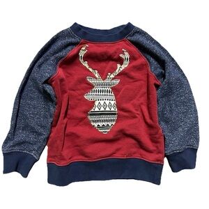 Toddler Boy Hanna Andersson Crewneck Sweatshirt Deer Winter Size 4T 100 cm